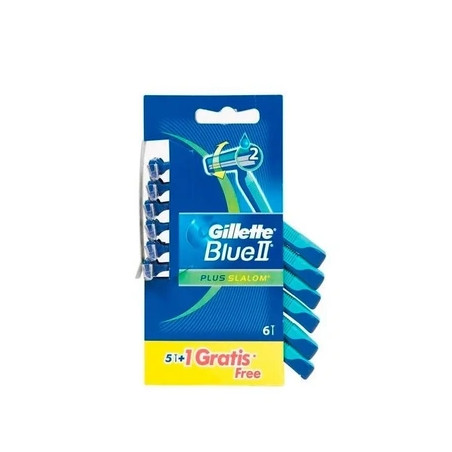 Gillette Blue Ii Plus Slalom 6 Units