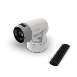 VIDEOPROJECTEUR BATTERIE FULL HD 1080P, rotation 180, batterie, blanc C *