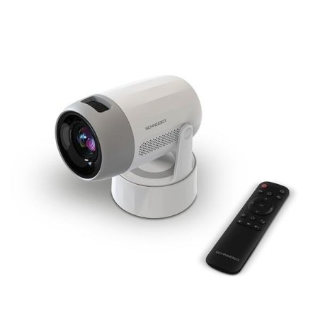 VIDEOPROJECTEUR BATTERIE FULL HD 1080P, rotation 180, batterie, blanc C *