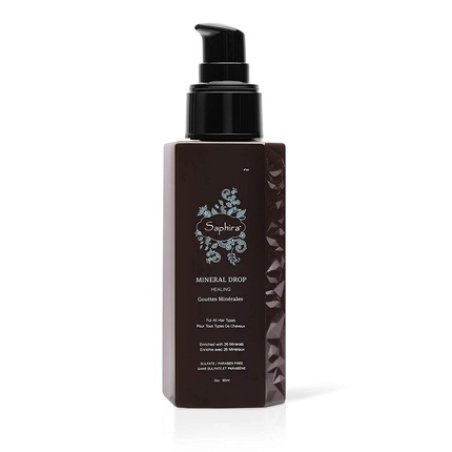 SAPHIRA Mineral Drop Gentle Hair Serum Softens Heals and Styles All Hair Types 3 Ounce