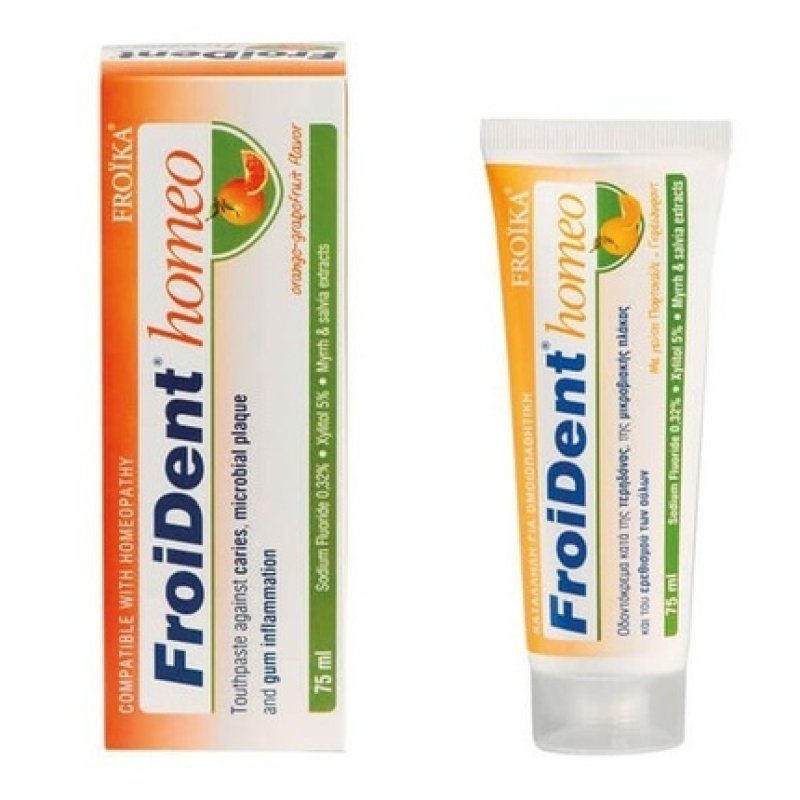 Froika Froident Homeo Toothpaste With Orange & Grapefruit Taste 75ml