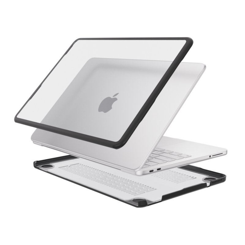 4smarts Shell Case für Apple MacBook Neo, black frame