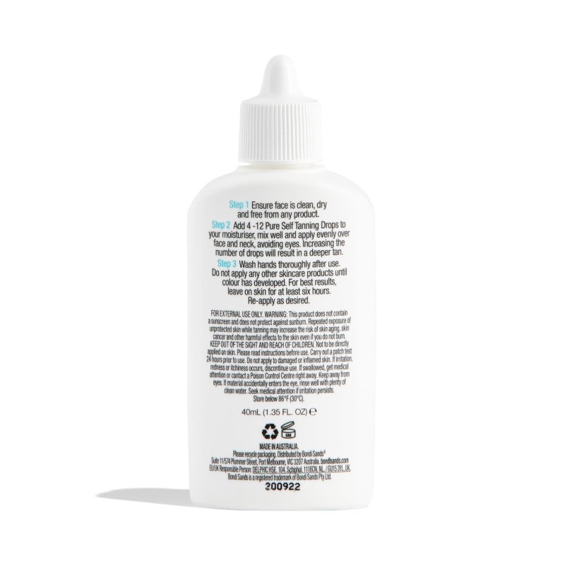 Bondi Sands Pure Drops Sérum 40 ml Or Visage