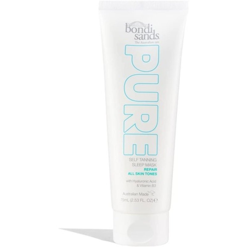 Bondi Sands Pure Self Tanning Sleep Mask Repair with Hyaluronic Acid and Vitamin B3 75mL