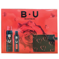 Bu Edt Heartbeat 50ml Deodorant Spray 150ml Bag