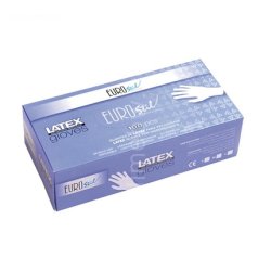 Eurostil White Latex Gloves Small Box 1 Unit