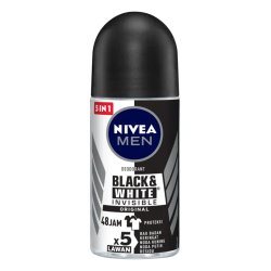 Nivea Deodorant Rollon 50ml For Men Black & White Power
