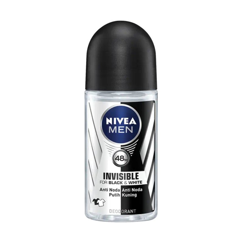 NIVEA MEN Black & White Invisible Original Hommes Déodorant roll-on 50 ml 1 pièce(s)