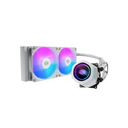 Cooler Master MasterLiquid Core Nex Processeur Kit de refroidissement du liquide 12 cm Blanc 1 pièce(s)