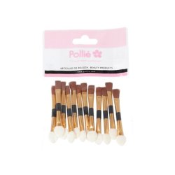 Eurostil Eyeshadow Applicator Brush Pack With Sponge 1 Unit