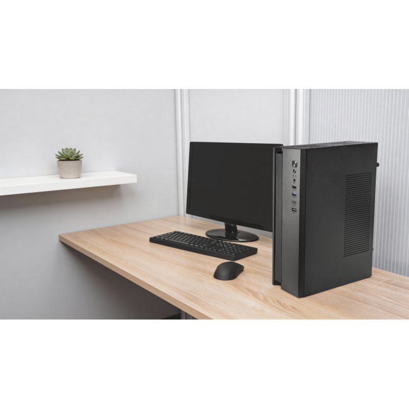 Boitier Mini Tour Micro ATX Anima ACSlim 500 (Noir) avec alimentation 500W