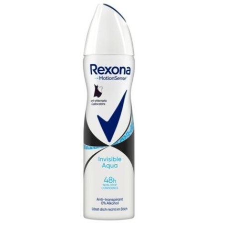 REXONA Women Deodorant Spray Invisible Aqua 150ml - Pack of 6