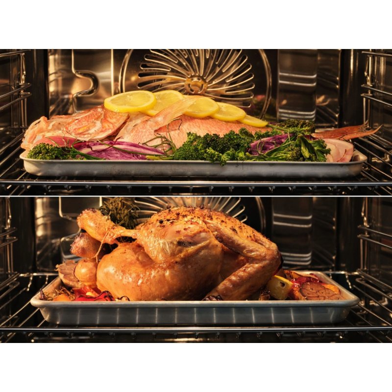 AEG TB8SB73ZAB Einbaubackofen 70L 59,cm Serie 8000 Dampfgarfunktion