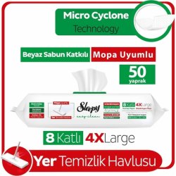 SLEEPY – Lingettes de nettoyage sol jetables Easy Clean – 50 unités