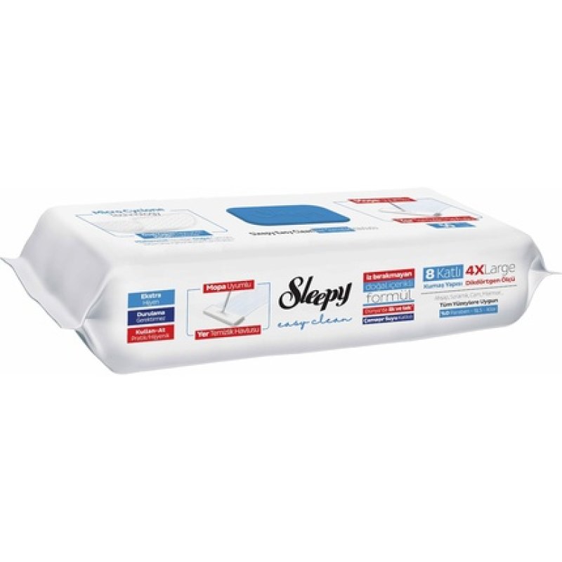 Sleepy Easy Clean Mop Disposable Floor Cleaning Towel 50 Mop Compatible Wipes