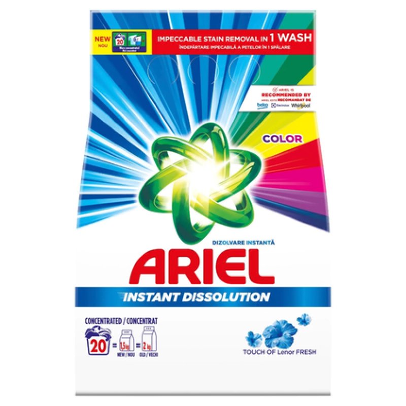 Ariel Detergent Automat 15kg Lenor Fresh