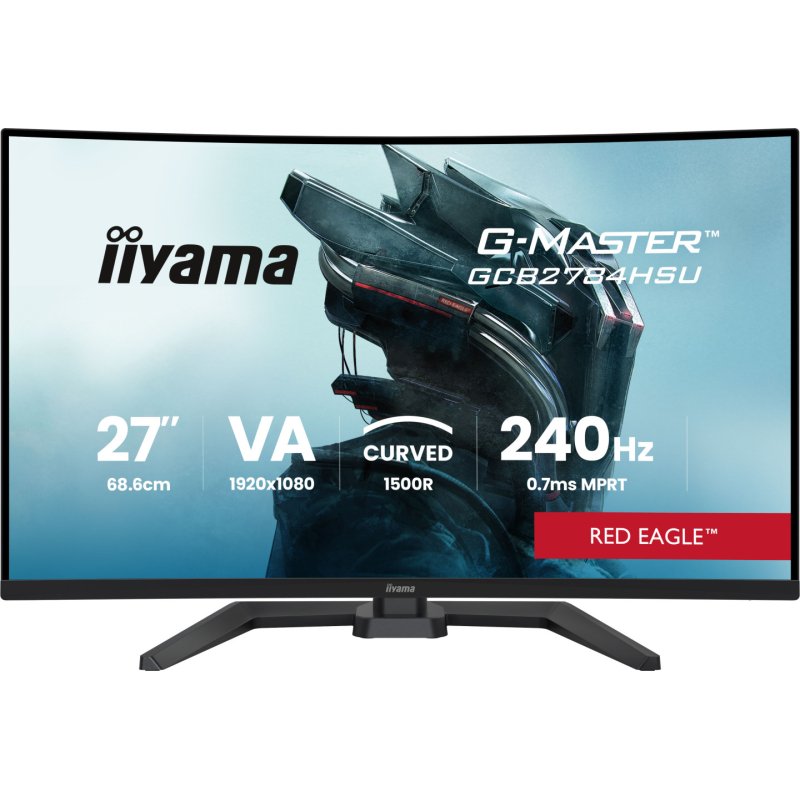 iiyama G-MASTER GCB2784HSU-B1 27" 240Hz computer monitor 68.6 cm (27") 1920 x 1080 pixels Black