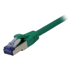 Synergy21 Patchkabel RJ45, CAT6A 500Mhz, 7,5m, grün, S-STP(S/FTP), AWG26, LSZH,