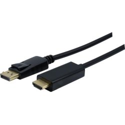 DisplayPort 1.1 to HDMI cord Black- 2m