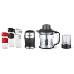 Concept SM3390 blender 1,2 L Mélangeur par immersion 700 W Noir, Acier inoxydable