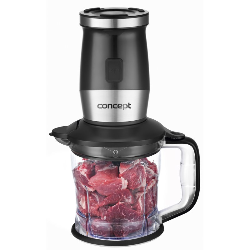 Concept SM3390 blender 1,2 L Mélangeur par immersion 700 W Noir, Acier inoxydable