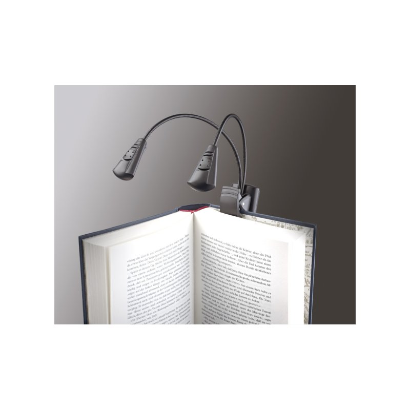 K&M 12243 Notenpultleuchte Double LED FlexLight