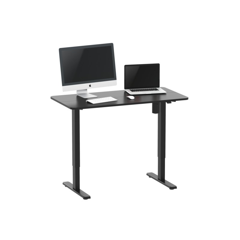 Equip 650812 ERGO Electric Sit-Stand Desk Frame with Desktop, Black