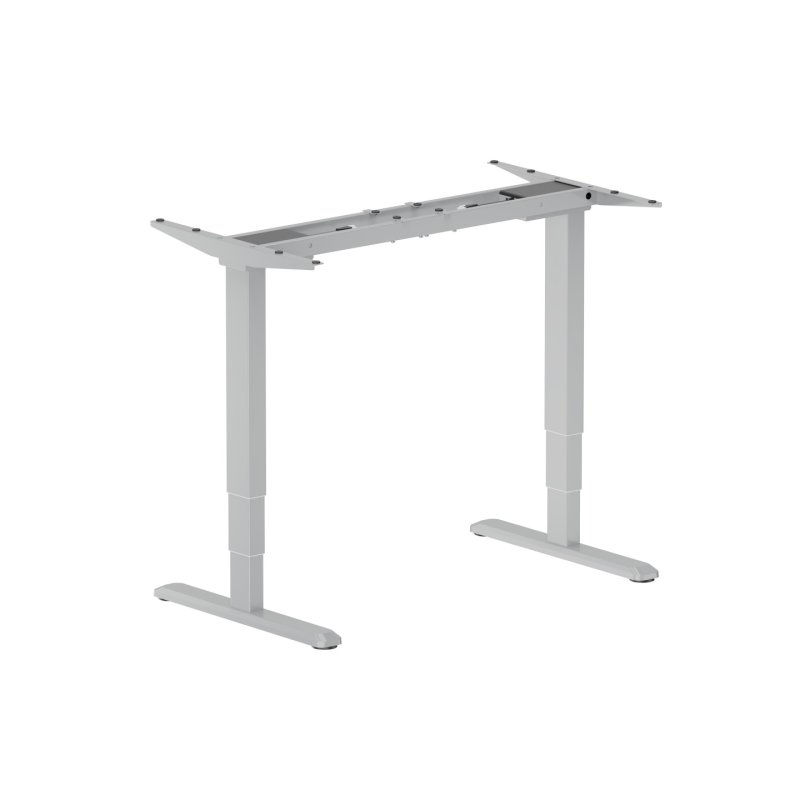 Equip 650813 Cadre de bureau Electrique 2 pieds Gris