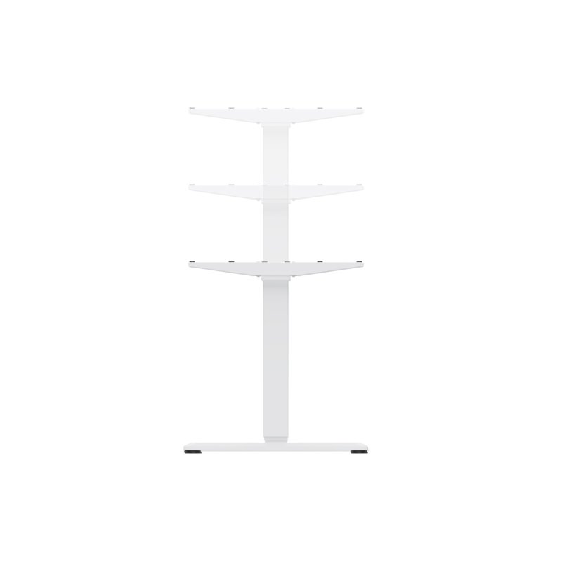 Equip 650814 Cadre de bureau Electrique 2 pieds Blanc