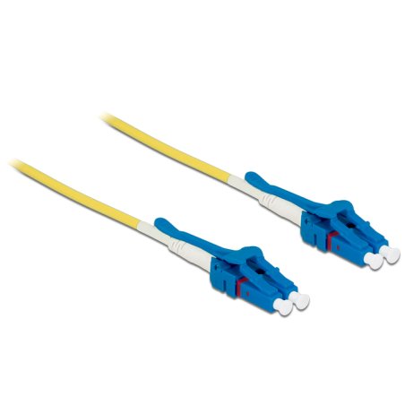 DeLOCK 85087 InfiniBand/fibre optic cable 10 m LC Yellow