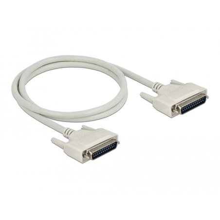 DeLOCK Serial Cable D-Sub 25 male to male 1 m
