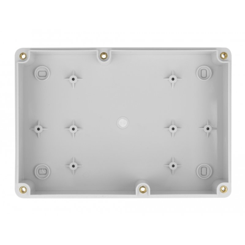 DeLOCK Boitier d’installation avec entrées de câble, 180 x 125 x 57 mm, gris