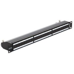 Delock 19? Patchpanel 24 Port Cat.6A schwarz