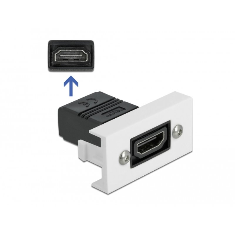 Easy 45 HDMI Modul gerade 22,5 x 45 mm
