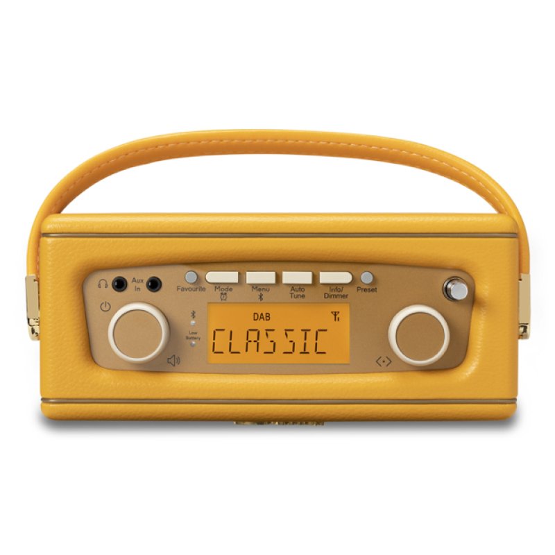 Roberts Radio Revival Uno BT Portable Numérique Jaune