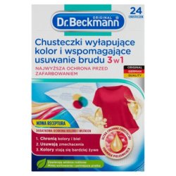 Dr. Beckmann Color Catcher and Dirt Removal Wipes 3-in-1 - 24 Pieces