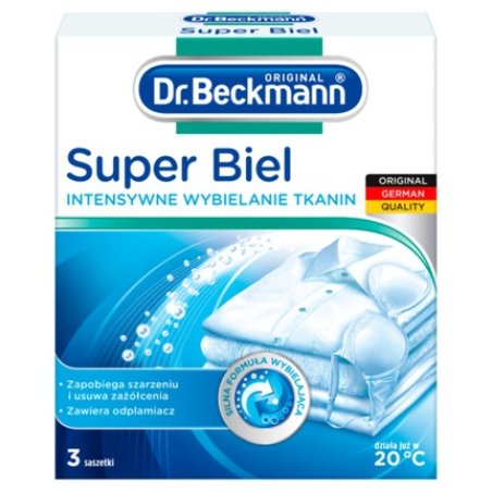 Dr. Beckmann Super White Intensive Fabric Lightening 40g - Pack of 3