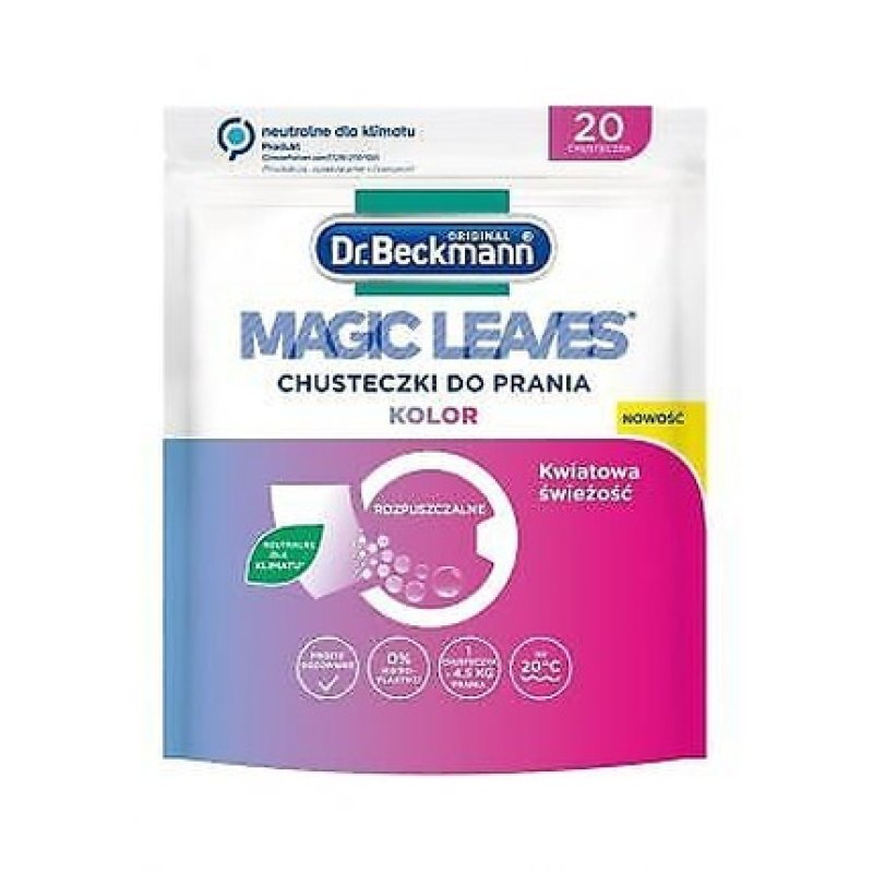 Dr. Beckmann 20pcs Magic Leaves Dishwasher Color