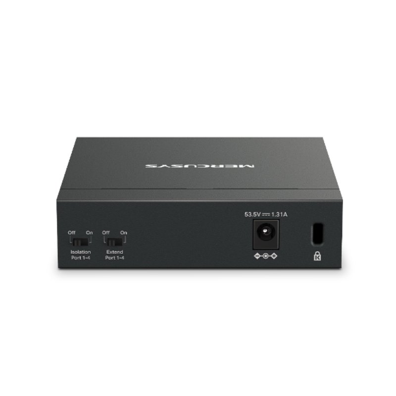 Boitier en métal Switch de bureau 5 ports Gigabit avec 4 ports PoE , 4 ports PoE