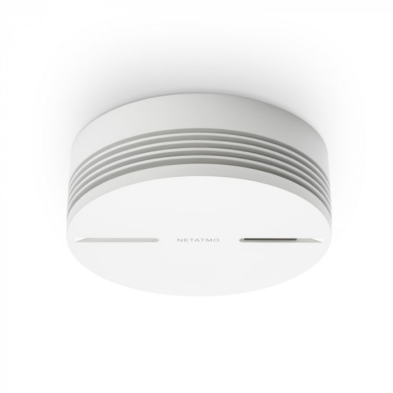 Netatmo NSA-DE smart smoke detector Photoelectrical reflection detector Interconnectable Wireless connection