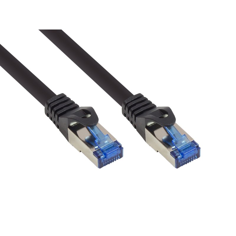 Alcasa 8060-SF250S networking cable Black 25 m Cat6a S/FTP (S-STP)