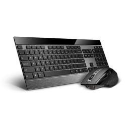 Rapoo 9900M clavier Souris incluse Universel RF sans fil Bluetooth Noir
