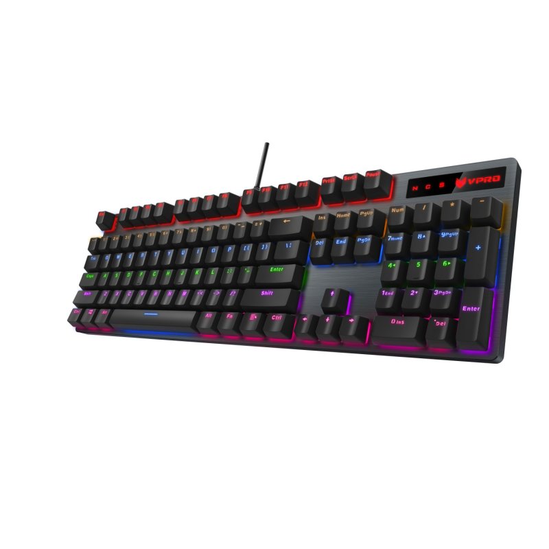 Rapoo V500 Pro keyboard Gaming USB QWERTY English Black