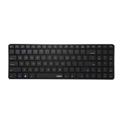 Rapoo E9100M clavier Universel RF sans fil Bluetooth QWERTY Noir