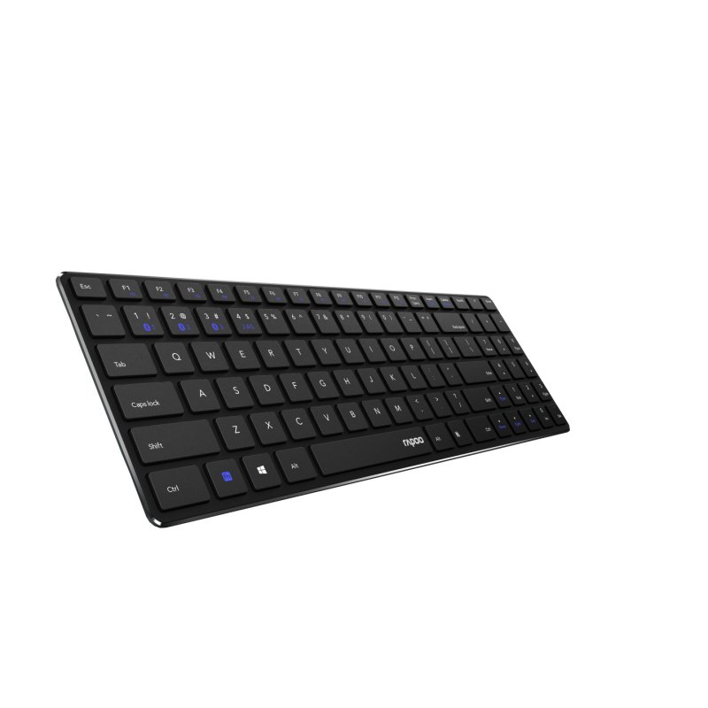 Rapoo E9100M keyboard Universal RF Wireless Bluetooth QWERTY Black