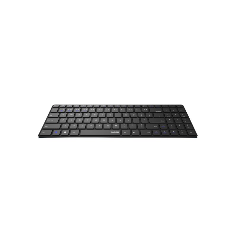Rapoo E9100M clavier Universel RF sans fil Bluetooth QWERTY Noir