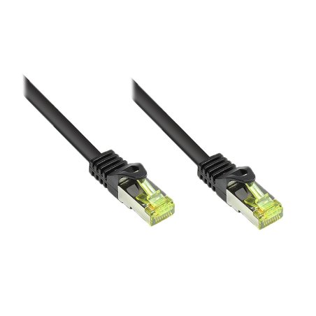 Alcasa RJ45-RJ45, m-m, 40m câble de réseau Noir Cat7 S/FTP (S-STP)