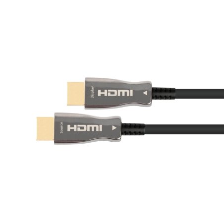 Python AOC Hybrid Ultra-High-Speed HDMI® 2.1 Kabel 8K @60Hz schwarz 30m