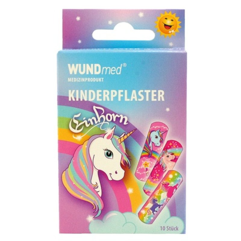 Wundmed Bandage Kids 10pcs Unicorn Motive