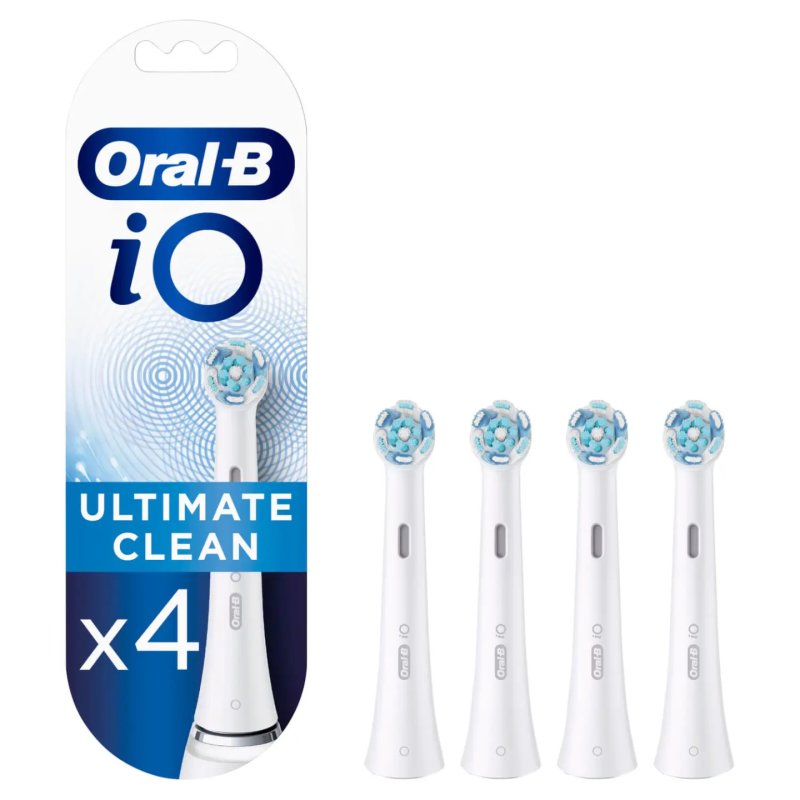 Oral-B iO Ultimate Clean ORAIOB4WH tête de brosses 4 pièce(s) Blanc